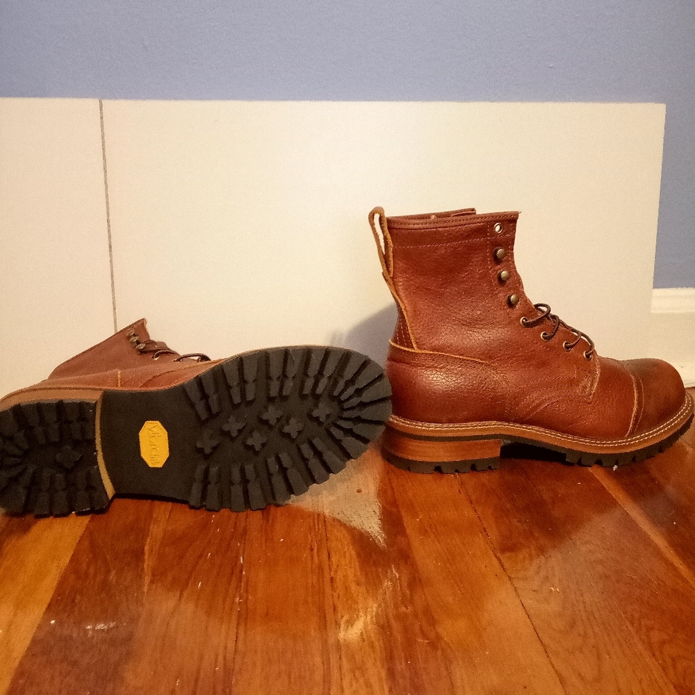 Mars Park- Motorcycle Boots, size 10, Brown leather